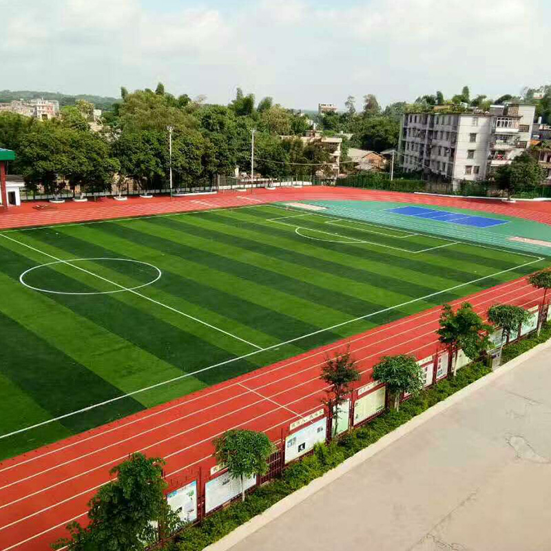廣西玉林馬坡中學400米混合型跑道+人造草